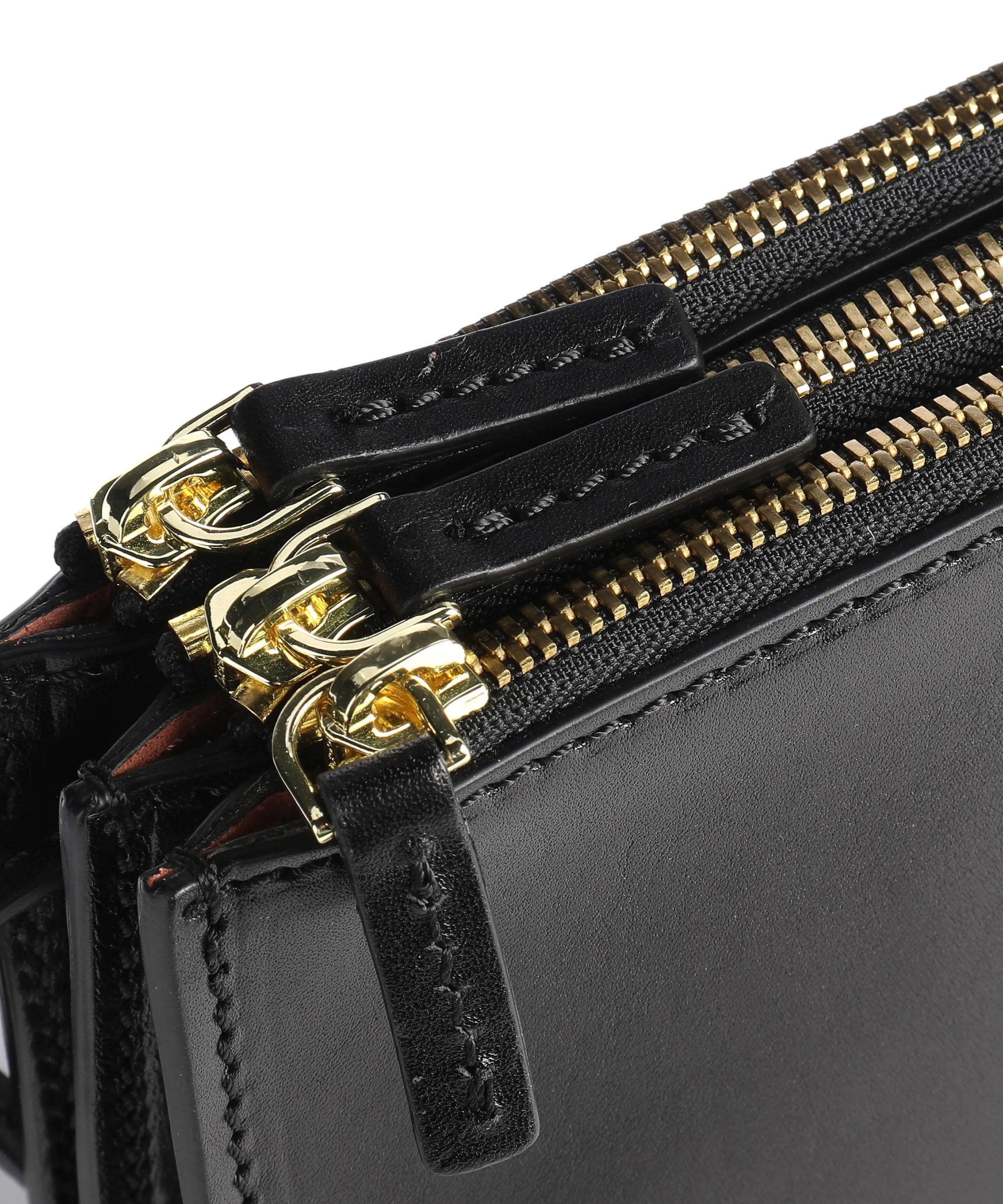  The Bridge Rustici Borsa a tracolla pelle bovina nero  