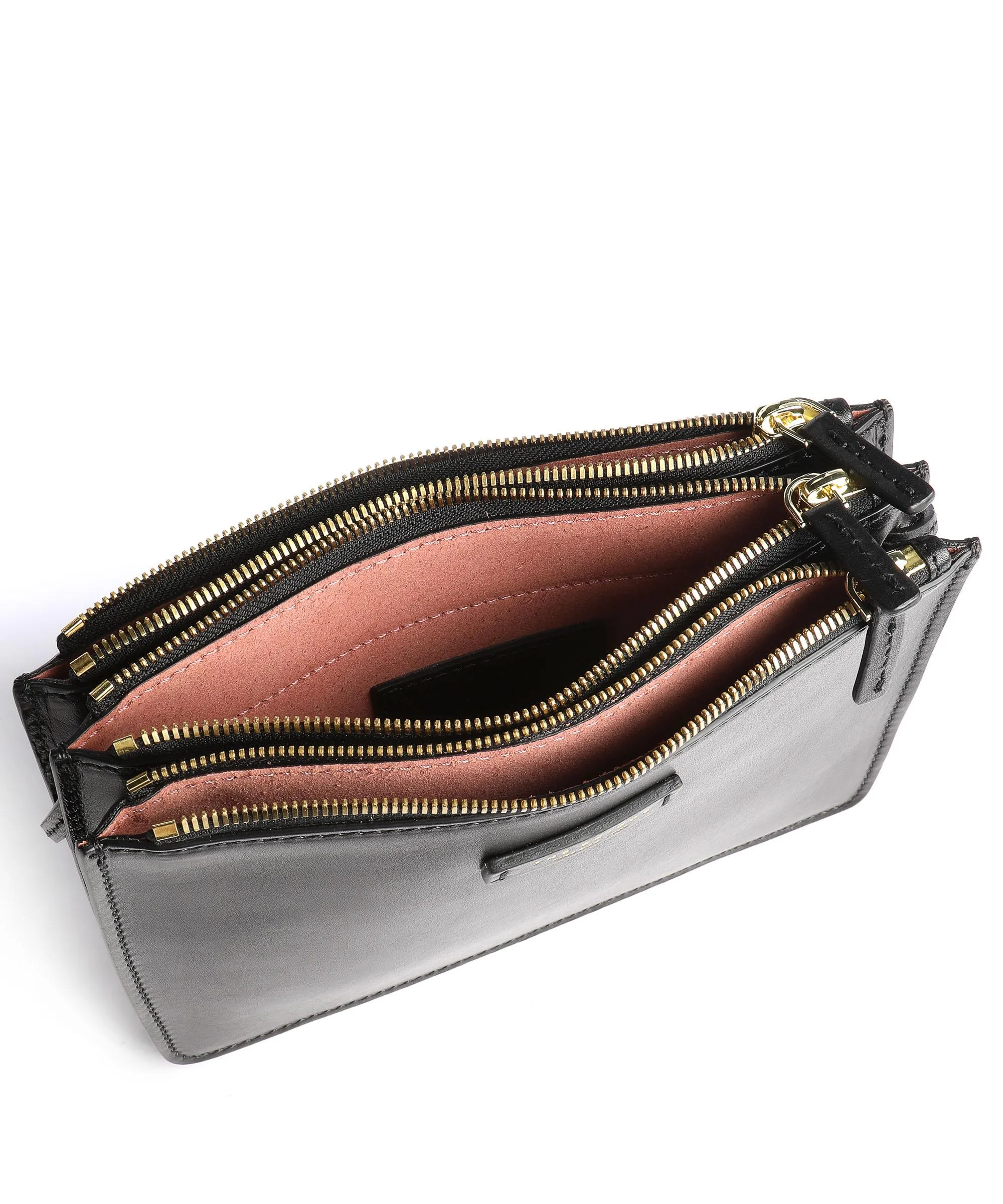  The Bridge Rustici Borsa a tracolla pelle bovina nero  