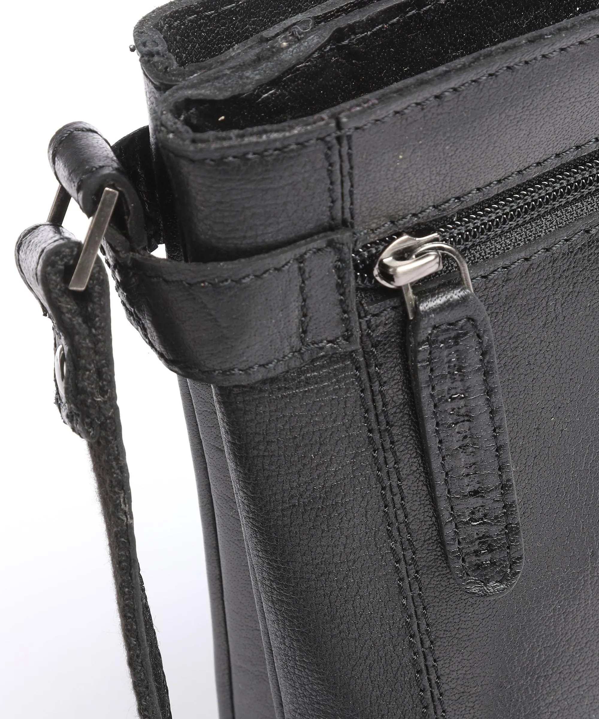  The Chesterfield Brand Laos Borsa a tracolla pelle nero  