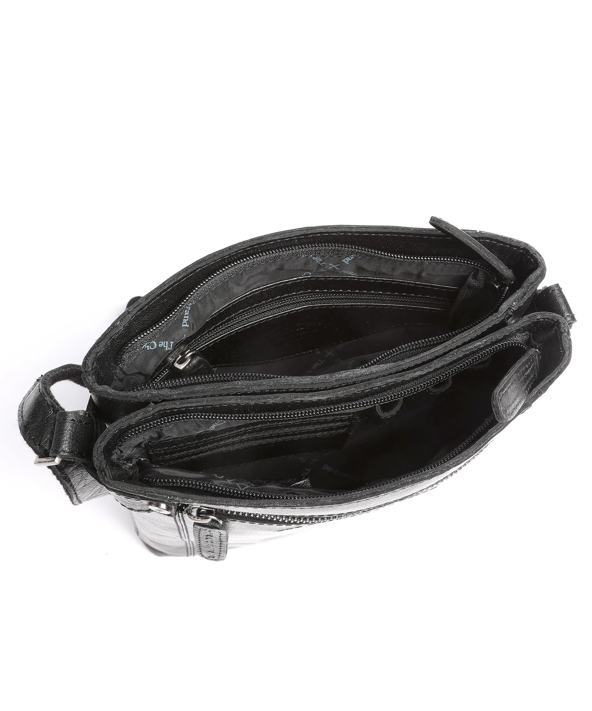  The Chesterfield Brand Laos Borsa a tracolla pelle nero  