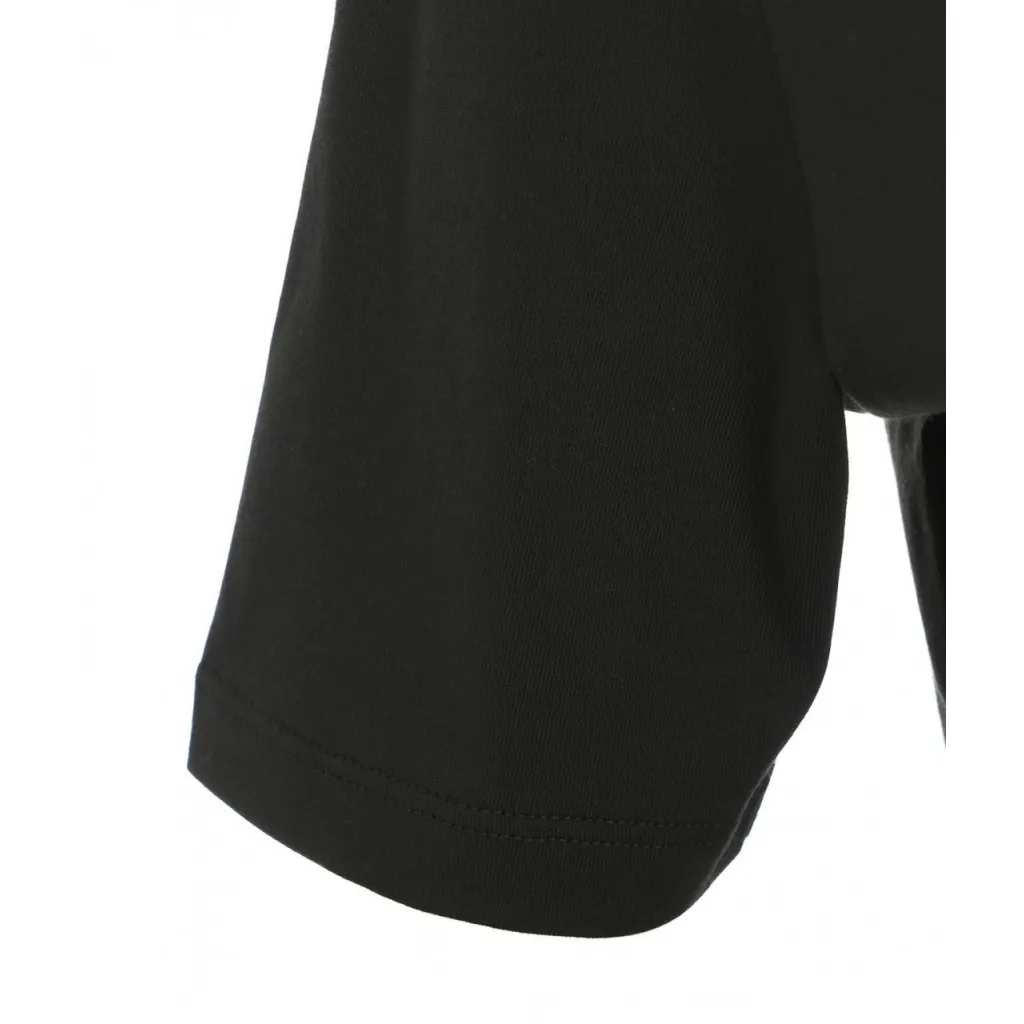 Top Matita con logo ricamato nero