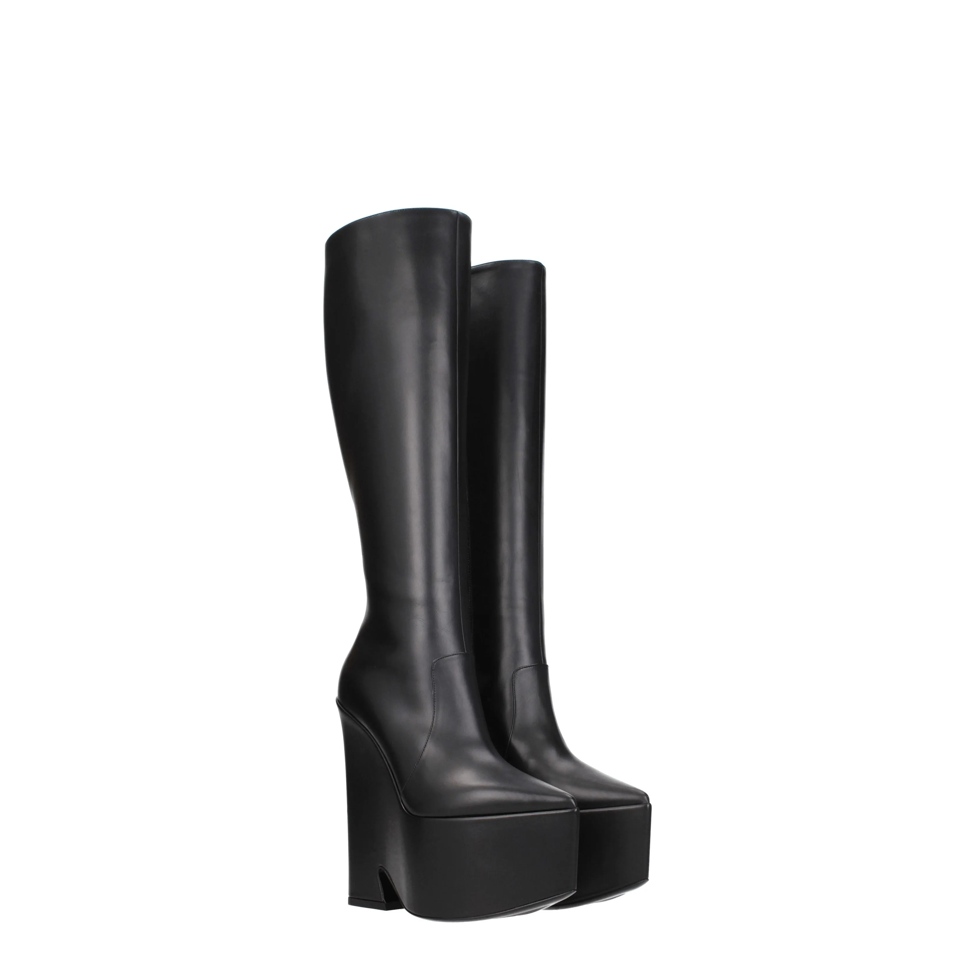 Versace Stivali Donna Pelle Nero