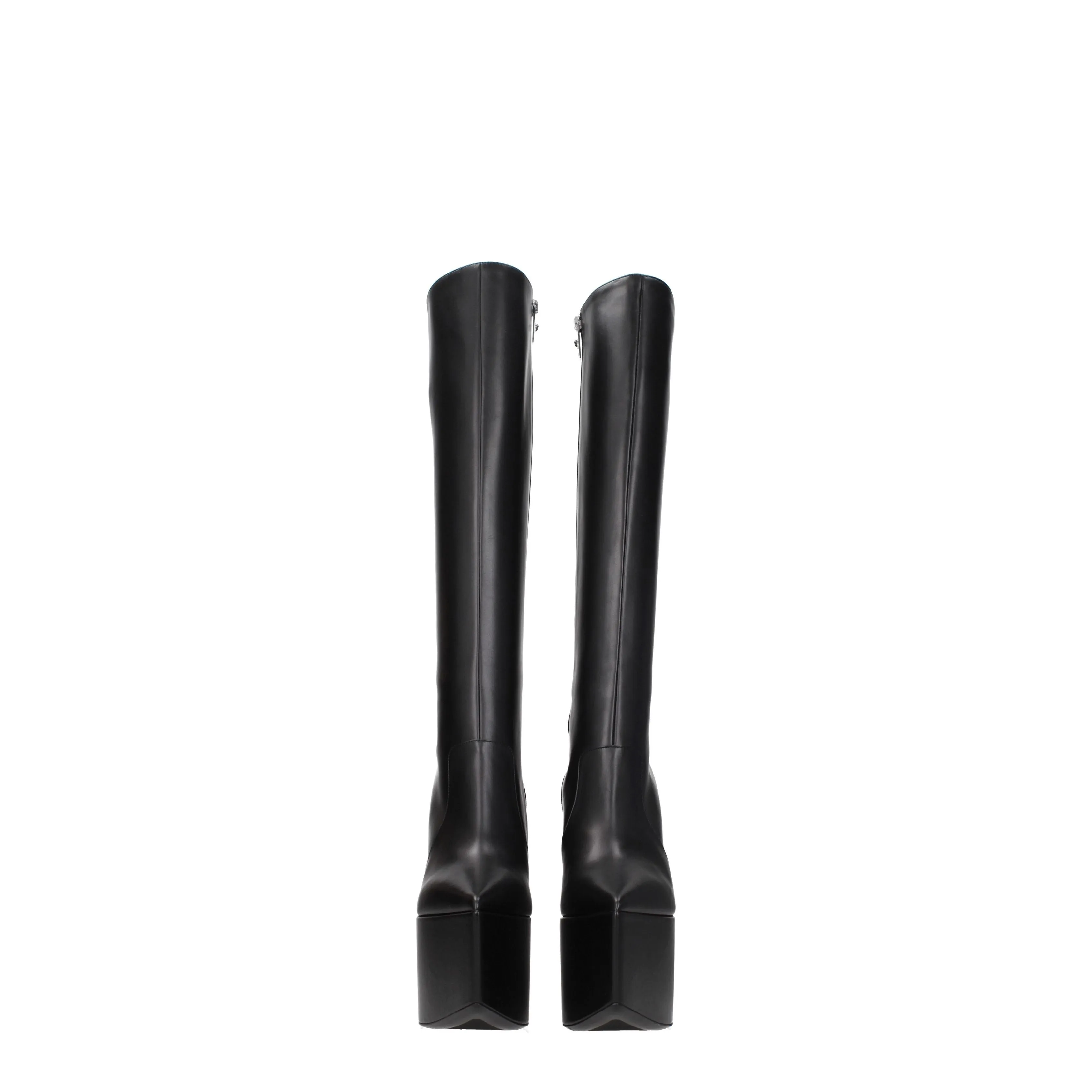 Versace Stivali Donna Pelle Nero