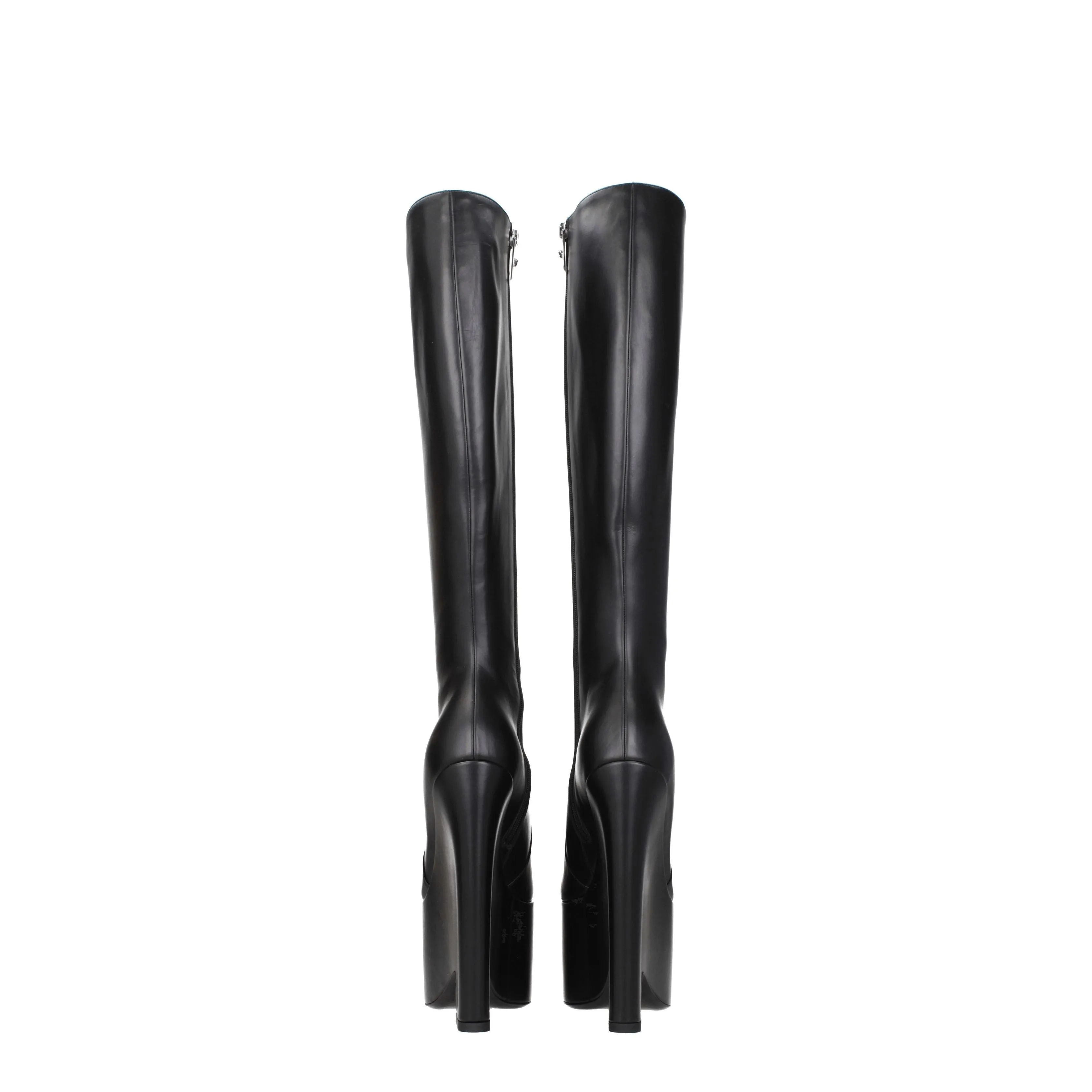 Versace Stivali Donna Pelle Nero