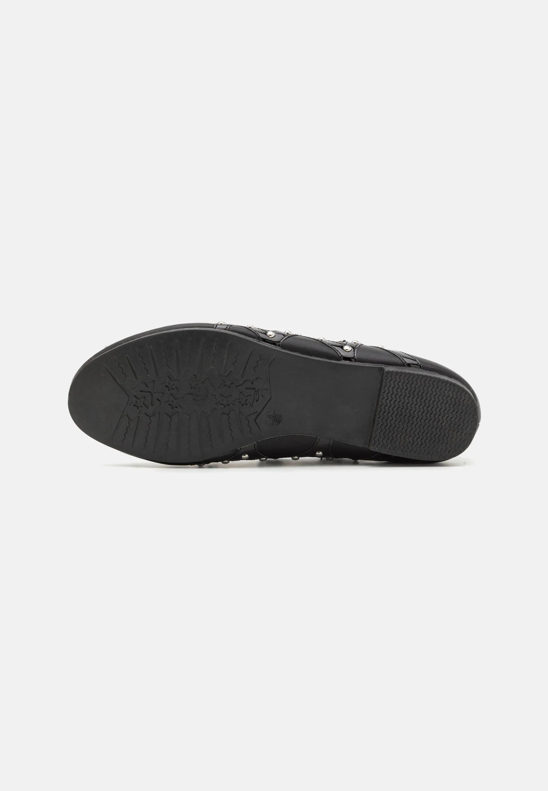VIOLETTA GRUNGE LACE UP FLAT BALLET SHOES - Ballerine con cinturino